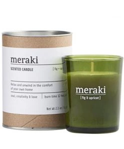Society Of Lifestyle Meraki Fig & Apricot Scented Candle (12hr Burn)