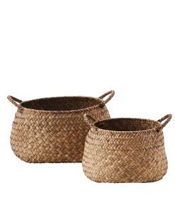 Madam Stoltz Basket With Handles Homeware