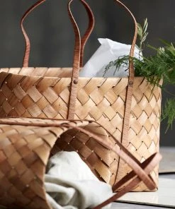 House Doctor Summer Collection Braided Beach Bag Baskets