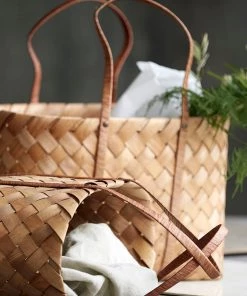 House Doctor Summer Collection Braided Beach Bag Baskets