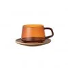 Kinto Summer Collection Sepia Amber Cup & Saucer