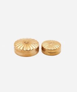 Society Of Lifestyle Mini Brass Trinket Box / Pill Box (2 Sizes)