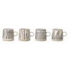 Bloomingville Eliana Black And White Stoneware Mugs 1 Bloomingville Eliana Black And White Stoneware Mugs