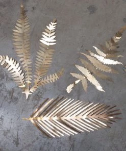 Madam Stoltz Large Gold Leaf Decoration Homeware