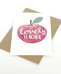 Lomond Paper Co Lovely Teacher Design Card Stationery & Prints