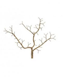 Nkuku Ballari Wire Branch- Brass
