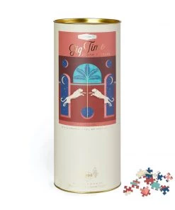 Designworks Collective Books & Games 1000pc Jigsaw Puzzle - Leaping Leopards