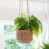 Garden Trading Tapered Seagrass Hanging Planter Pot