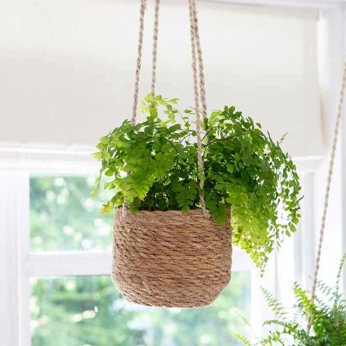 Garden Trading Tapered Seagrass Hanging Planter Pot 3 Garden Trading Tapered Seagrass Hanging Planter Pot