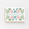 Lomond Paper Co "Happy Birthday" Floral Spring Design Card