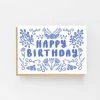 Lomond Paper Co Happy Birthday Folk Blue Greetings Card Stationery & Prints 2 Lomond Paper Co Happy Birthday Folk Blue Greetings Card Stationery & Prints