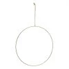 Madam Stoltz Hanging Brass Decoration Hoop - 60cm