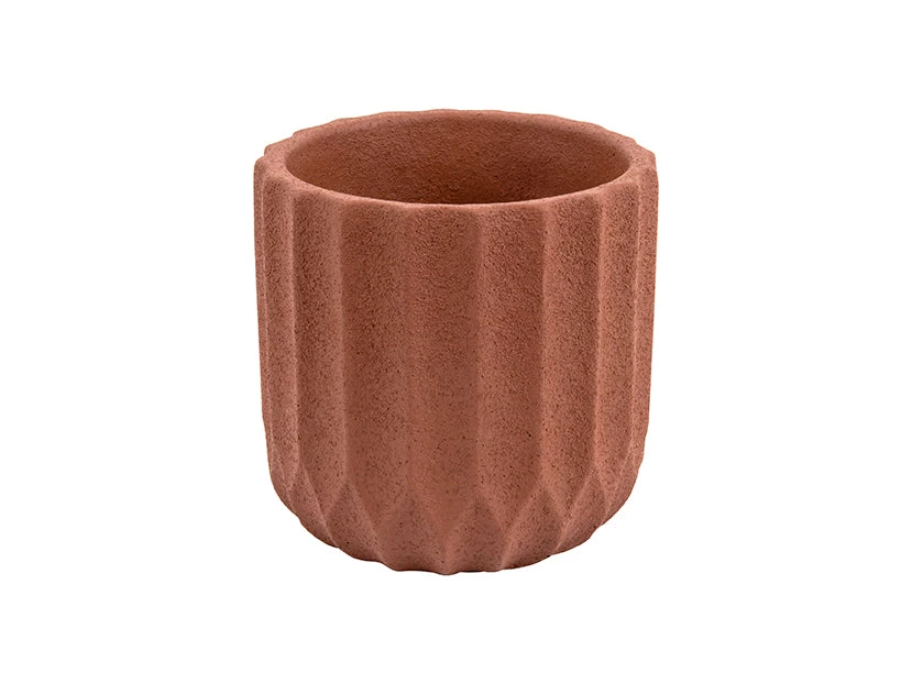 Present Time Small Stripes Cement Plant Pot (available In 2 Colours) Plant Pots 3 Present Time Small Stripes Cement Plant Pot (available In 2 Colours) Plant Pots