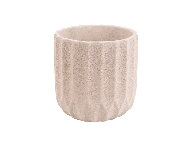 Present Time Small Stripes Cement Plant Pot (available In 2 Colours) Plant Pots 4 Present Time Small Stripes Cement Plant Pot (available In 2 Colours) Plant Pots