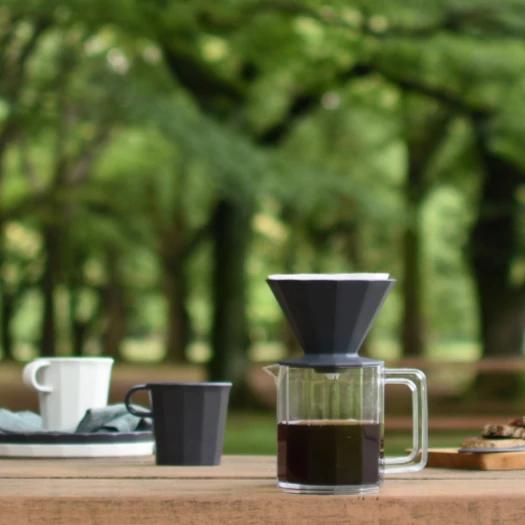 Kinto Alfresco Coffee Dripper / Filter Jug Set 4 Kinto Alfresco Coffee Dripper / Filter Jug Set