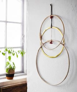 Madam Stoltz Hanging Bamboo Ring - 30cm 5 Madam Stoltz Hanging Bamboo Ring - 30cm