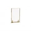 Madam Stoltz Brass Standing Picture Frame