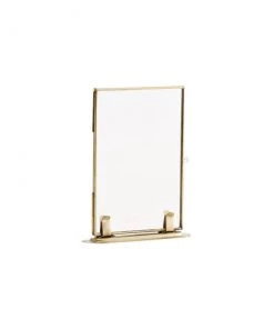 Madam Stoltz Brass Standing Picture Frame