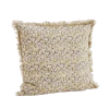 Madam Stoltz Block Printed Cushion In Sand Summer Collection