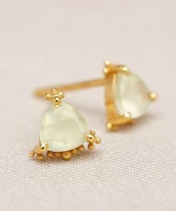 Madma Stoltz Floral Prenite Stud Earrings