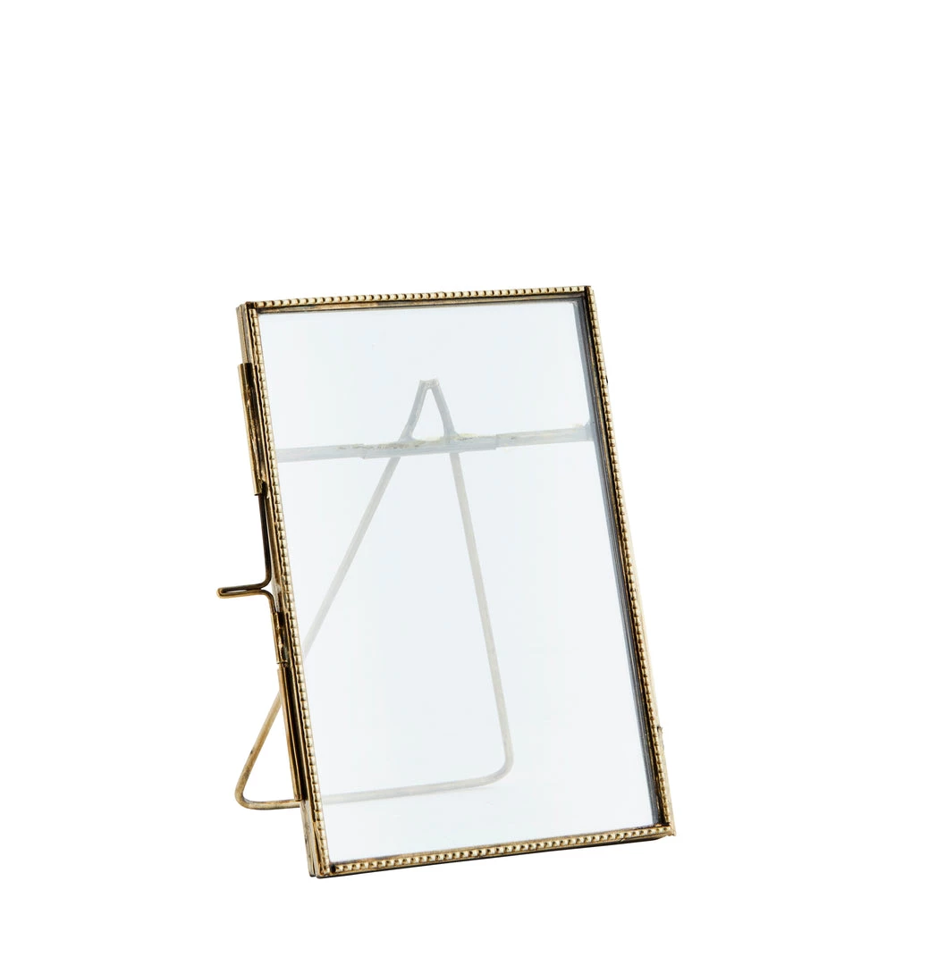 Madam Stoltz Freestanding Brass Photoframe Homeware 3 Madam Stoltz Freestanding Brass Photoframe Homeware