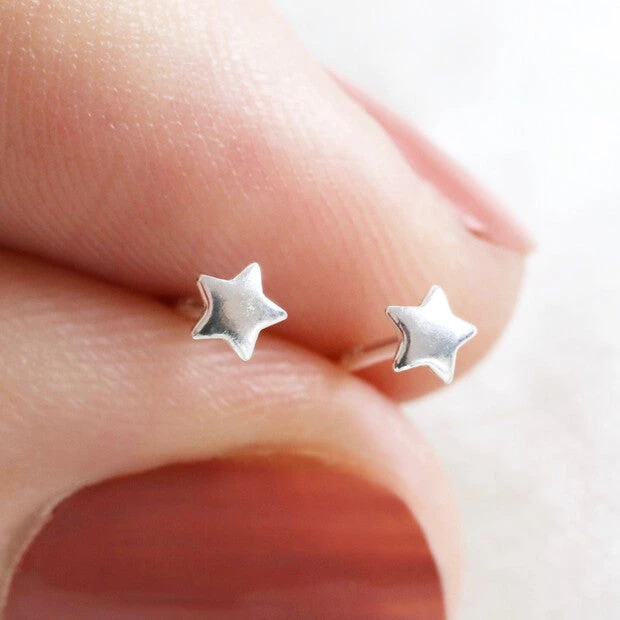 Lisa Angel Tiny Star Gold/Silver Plated Stud Earrings Women's Jewellery 6 Lisa Angel Tiny Star Gold/Silver Plated Stud Earrings Women's Jewellery