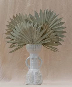 Atlas Flowers Natural Dried Fan Palm Leaves Dried Flowers