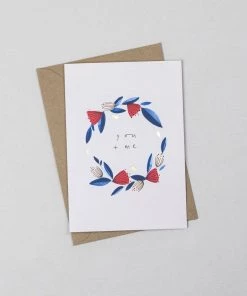 Katie Housley Stationery & Prints You + Me - A6 Greeting Card