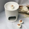 Something Different White Ceramic Oil Burner Candles & Room Scents