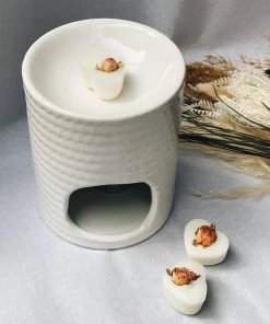 Something Different White Ceramic Oil Burner Candles & Room Scents