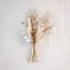 From Victoria Shop Mixed Dried Flower Mini Posy - Beige & White