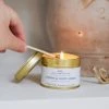 Willow And Blossom Botanical Fragranced Gold Tin Candle
