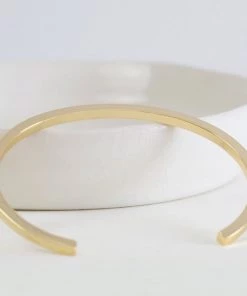 Lisa Angel Gold Or Silver Bar Bangle