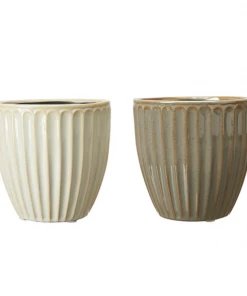 Wikholmform Milou Stoneware Glazed Plant Pot (2 Colours)