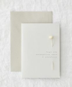 Made By Shannon Stationery & Prints Threaded Flower Greetings Card - Caterpillar Cake & Cocktails