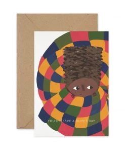 Paper Parade Duvet Day Greetings Card Stationery & Prints