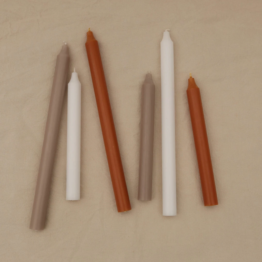 Broste Candles & Room Scents Rustic Dinner Candles (2 Sizes Available) 3 Broste Candles & Room Scents Rustic Dinner Candles (2 Sizes Available)