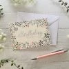 Becky Amelia Stationery & Prints Pink & Blue Wild Meadow ‘Birthday Wishes’ Greetings Card