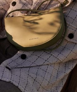 Monk And Anna Summer Collection Farou Half Moon Bag - Pistachio