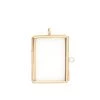 Madam Stoltz Tiny Hanging Brass Portrait Photo Frame