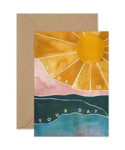 Paper Parade Today Is Your Day Greetings Card Stationery & Prints
