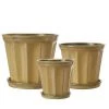 Wikholmform Felina Stoneware Plant Pot (3 Sizes) Okra Plant Pots
