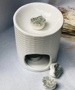 Something Different White Ceramic Oil Burner Candles & Room Scents