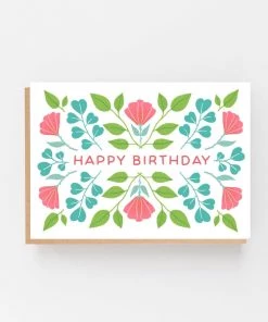 Lomond Paper Co Stationery & Prints Happy Birthday Floral Summer Greetings Card