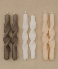 Broste Candles & Room Scents Twist Dinner Candles