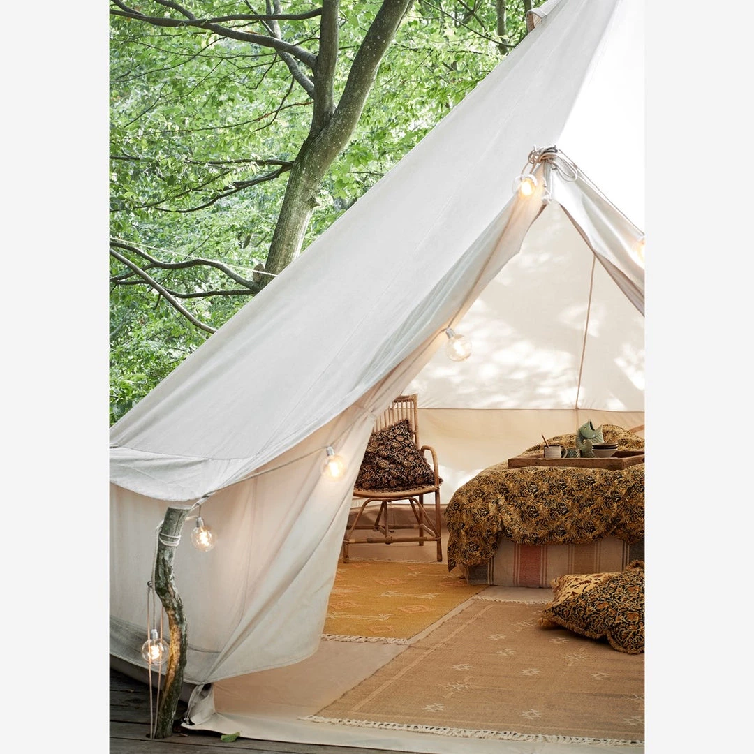 Madam Stoltz Mustard Handwoven Cotton Rug Summer Collection 5 Madam Stoltz Mustard Handwoven Cotton Rug Summer Collection