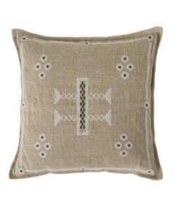 Wikholmform Sora Linen Patterned Cushion (2 Colours)