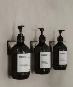 Meraki Hanging Bottle Holder (available In Brass Or Silver)