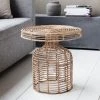 House Doctor Homeware Natural Rattan Side Table