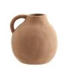 Madam Stoltz Small Stoneware Vase With Handle Homeware